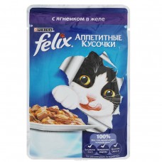 Консервы  для кошек Felix с ягненком, 85 г 